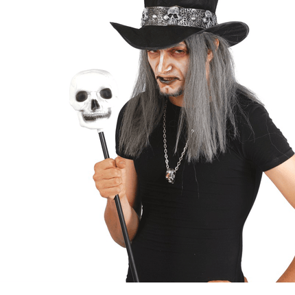 Halloween Staf Schedel 60cm van Fiestas Guirca koop je bij Partywinkel