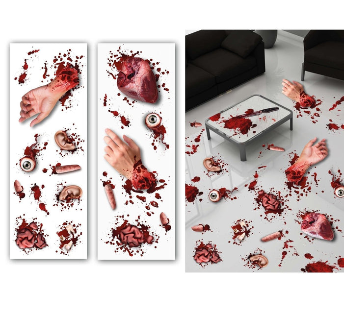 Halloween Stickers Organen 70cm van Fiestas Guirca koop je bij Partywinkel