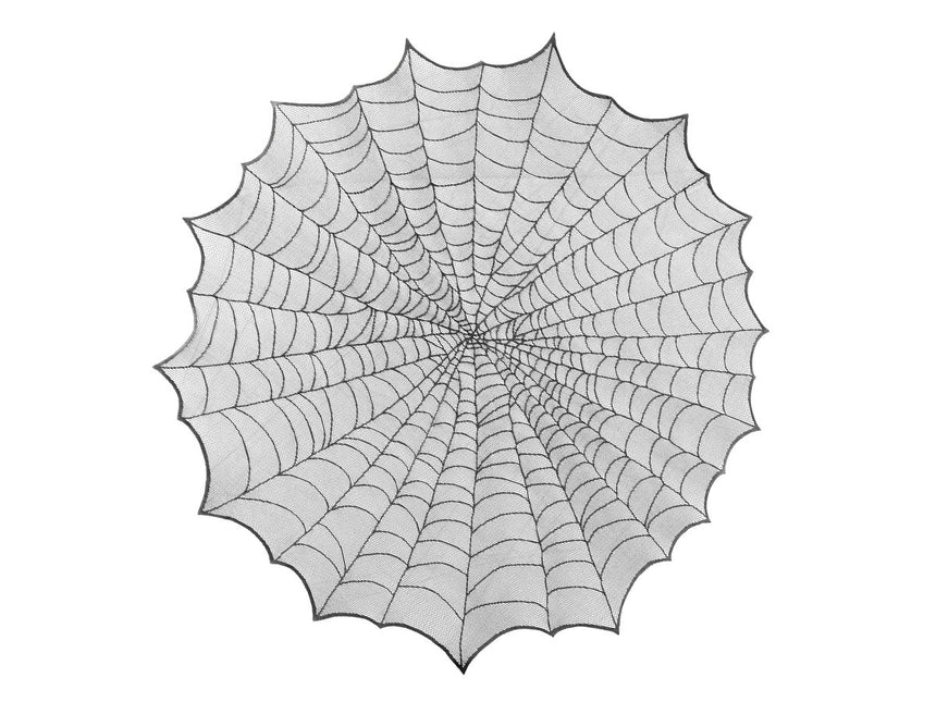 Halloween Tafeldecoratie Spinnenweb 1,24m van Partydeco koop je bij Partywinkel