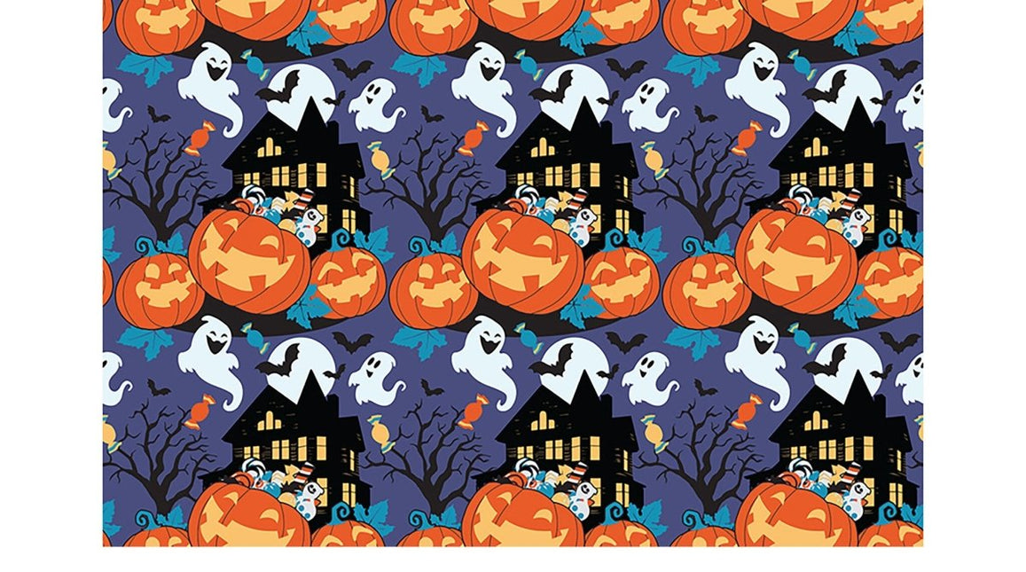 Halloween Tafelkleed Spoken 2,74m van Fiestas Guirca koop je bij Partywinkel