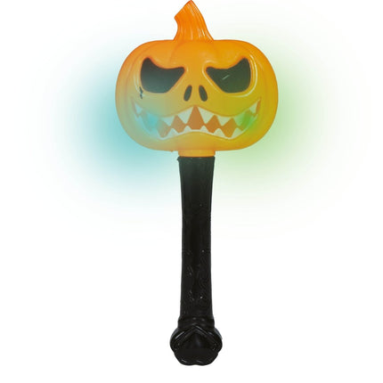 Halloween Toverstaf Pompoen 22cm van Fiestas Guirca koop je bij Partywinkel