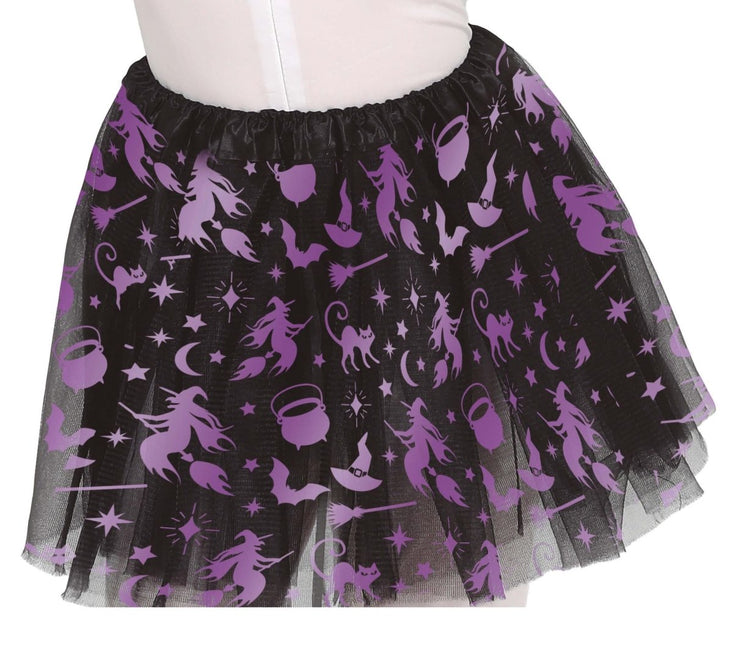 Halloween Tutu Meisje Heks 30cm van Fiestas Guirca koop je bij Partywinkel