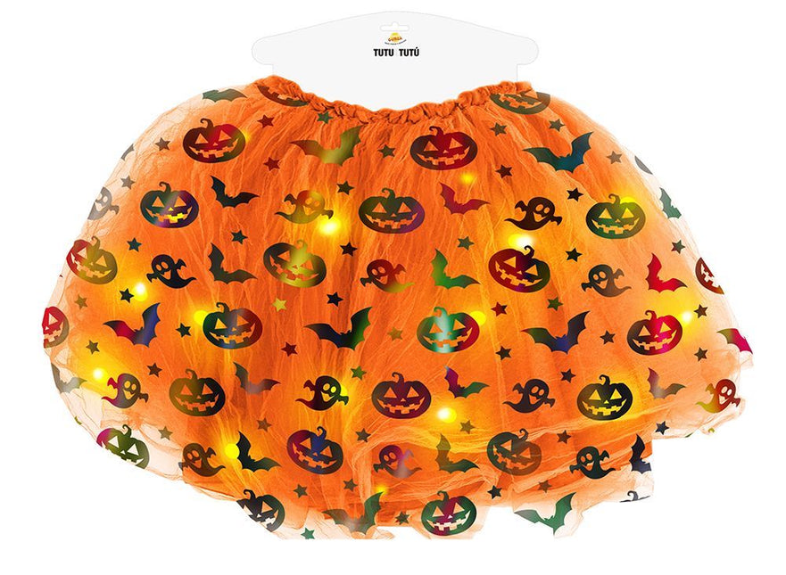 Halloween Tutu Oranje Dames 40cm van Fiestas Guirca koop je bij Partywinkel