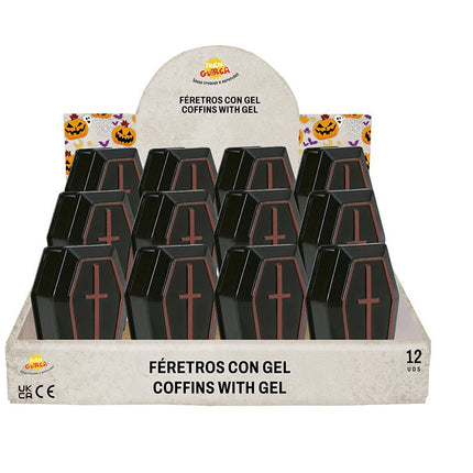 Halloween Uitdeelbox Doodskist Met Gel 7cm 1st van Fiestas Guirca koop je bij Partywinkel