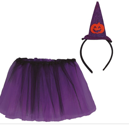 Halloween Verkleedset Meisje Heks 30cm van Fiestas Guirca koop je bij Partywinkel