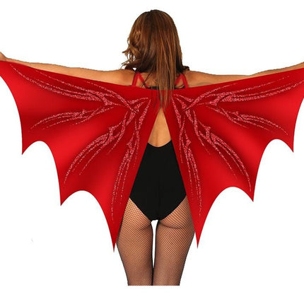 Halloween Vleugels Rood 1,7m van Fiestas Guirca koop je bij Partywinkel