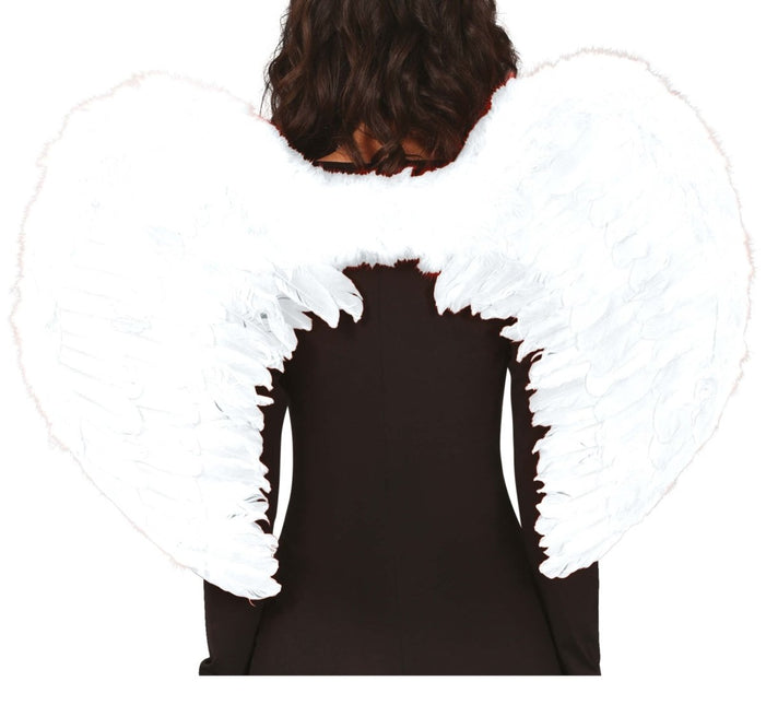 Vleugels Wit 80cm van Fiestas Guirca koop je bij Partywinkel