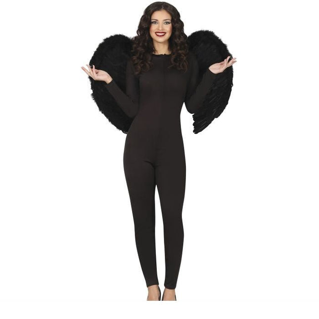 Halloween Vleugels Zwart 80cm van Fiestas Guirca koop je bij Partywinkel