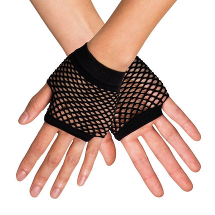Handschoenen Visnet Zwart Kort van Boland koop je bij Partywinkel