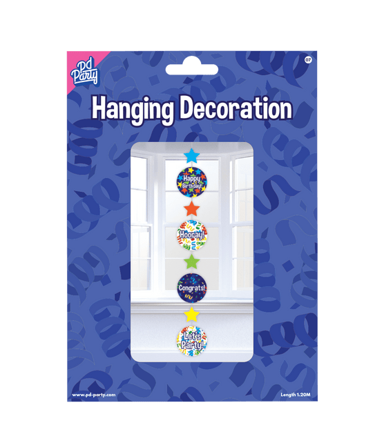 Hangdecoratie Happy Birthday 120cm van Paper Dreams koop je bij Partywinkel