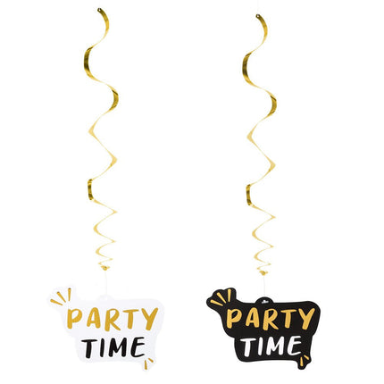 Hangdecoratie Party Time Dubbelzijdig 85cm van Boland koop je bij Partywinkel