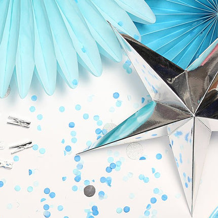 Hangdecoratie Ster Zilver 45cm van Partydeco koop je bij Partywinkel