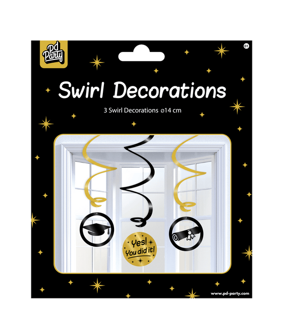 Hangdecoratie You Did It 14cm 3st van Paper Dreams koop je bij Partywinkel