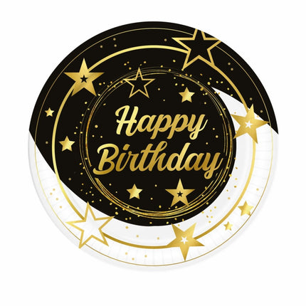 Happy Birthday Borden 23cm 6st van Fiestas Guirca koop je bij Partywinkel