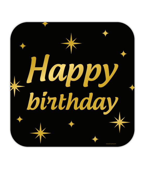 Happy Birthday Deurbord 50cm van Paper Dreams koop je bij Partywinkel