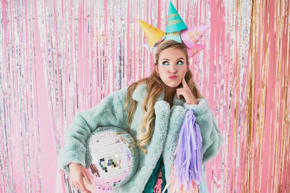 Happy Birthday Feesthoedjes 16cm 6st van Partydeco koop je bij Partywinkel