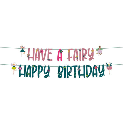 Happy Birthday Letterslinger Have A Fairy 1,5m van Folat koop je bij Partywinkel