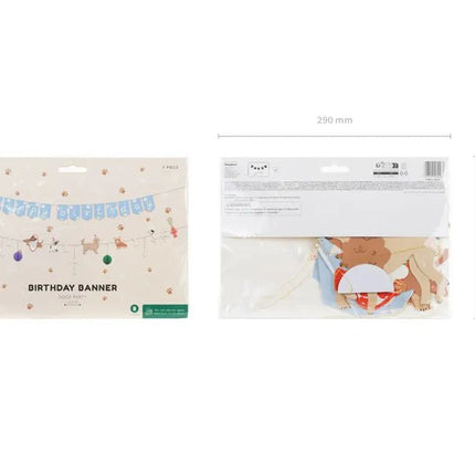 Happy Birthday Letterslinger Honden 2,1m van Partydeco koop je bij Partywinkel