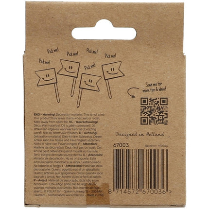 Happy Birthday Prikkers Roze 36st van Folat koop je bij Partywinkel