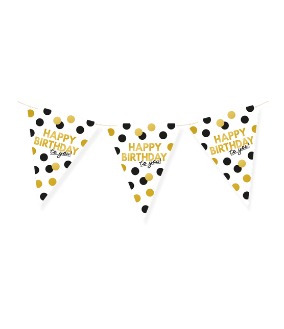 Happy Birthday Slinger 6m van Paper Dreams koop je bij Partywinkel