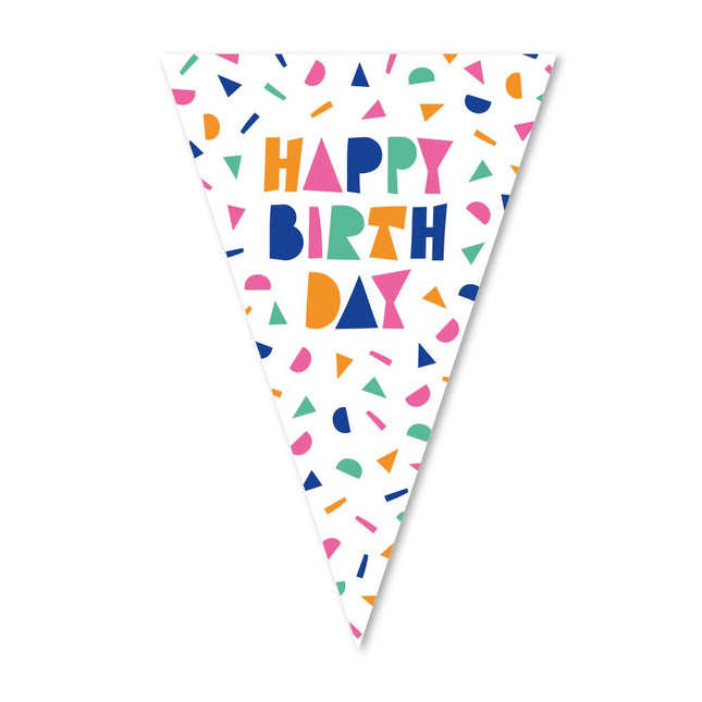 Happy Birthday Slinger Confetti 10m van WeFiesta koop je bij Partywinkel