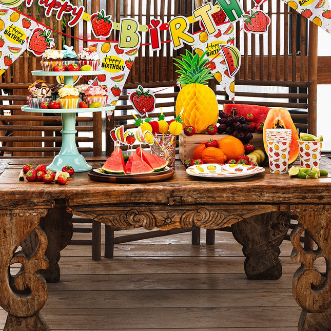 Happy Birthday Slinger Fruit 6m van Boland koop je bij Partywinkel