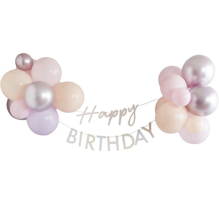 Happy Birthday Slinger Met Ballonnen 1,5m van Ginger Ray koop je bij Partywinkel