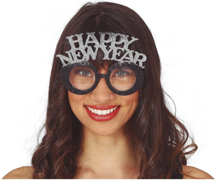 Happy New Year Bril Goud Zilver van Fiestas Guirca koop je bij Partywinkel