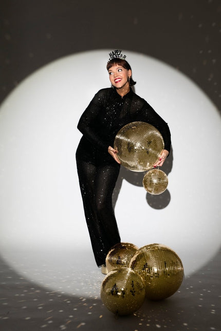 Happy New Year Haarband 15,5cm van Partydeco koop je bij Partywinkel