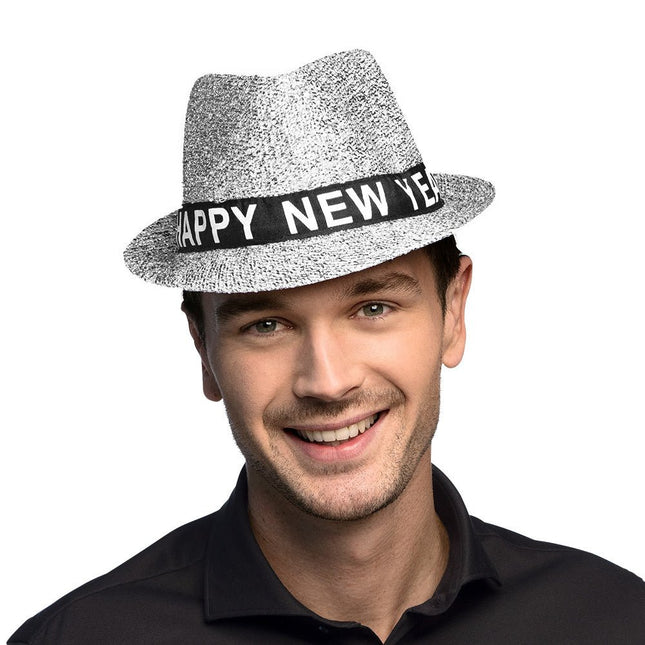 Happy New Year Hoed Glitter van Boland koop je bij Partywinkel