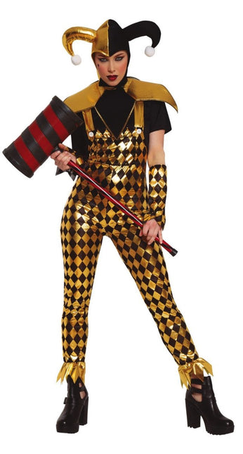 Harlekijn Halloween Kostuum Dames van Fiestas Guirca koop je bij Partywinkel