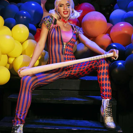 Harley Quinn Jumpsuit Dames Leg Avenue van Leg Avenue koop je bij Partywinkel