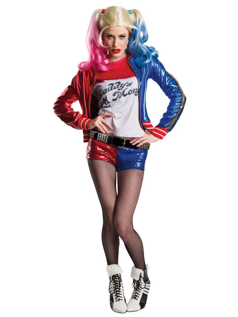 Harley Quinn Kostuum Dames 3 delig van Rubies koop je bij Partywinkel