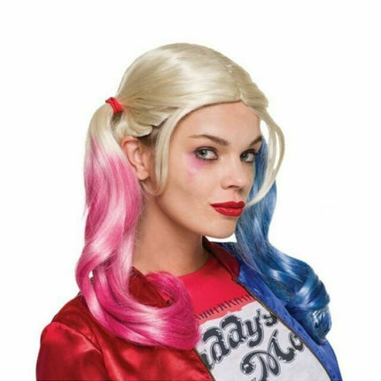 Harley Quinn Pruik Staartjes van Rubies koop je bij Partywinkel