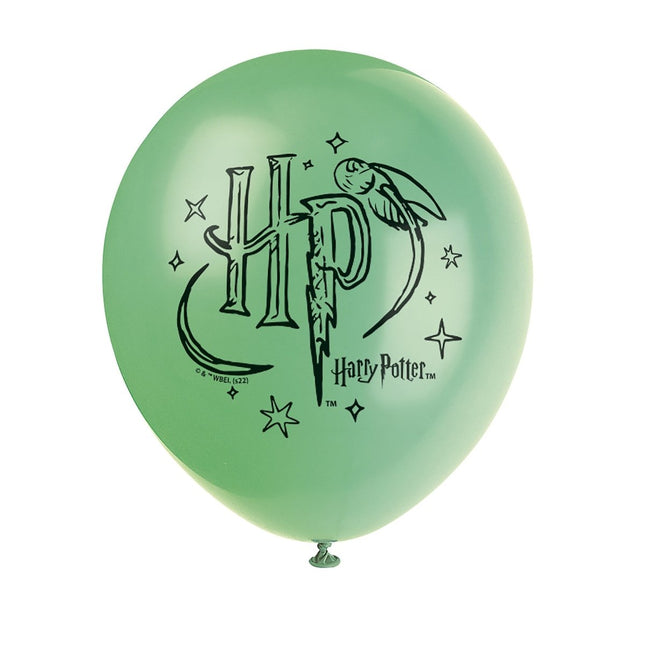 Harry Potter Latex Ballonnen 26cm 8st van Unique koop je bij Partywinkel