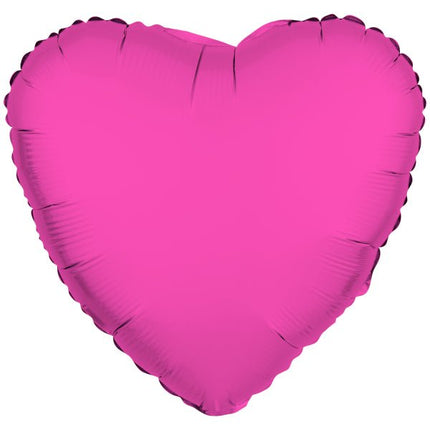 Hart Helium Ballon Neon Roze Leeg 43cm van Riethmueller koop je bij Partywinkel