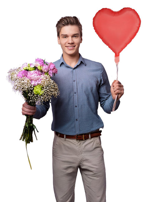 Hartjes Ballonnen 40cm van Fiestas Guirca koop je bij Partywinkel