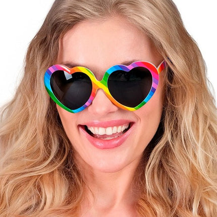Hartjes Bril Regenboog van Widmann koop je bij Partywinkel
