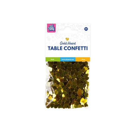 Hartjes Tafelconfetti Goud 14gr van Paper Dreams koop je bij Partywinkel
