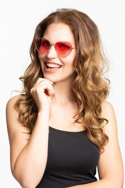 Hartjesbril Roze van Partychimp koop je bij Partywinkel