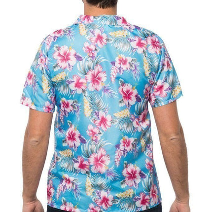 Hawai Shirt Blauw van Partychimp koop je bij Partywinkel