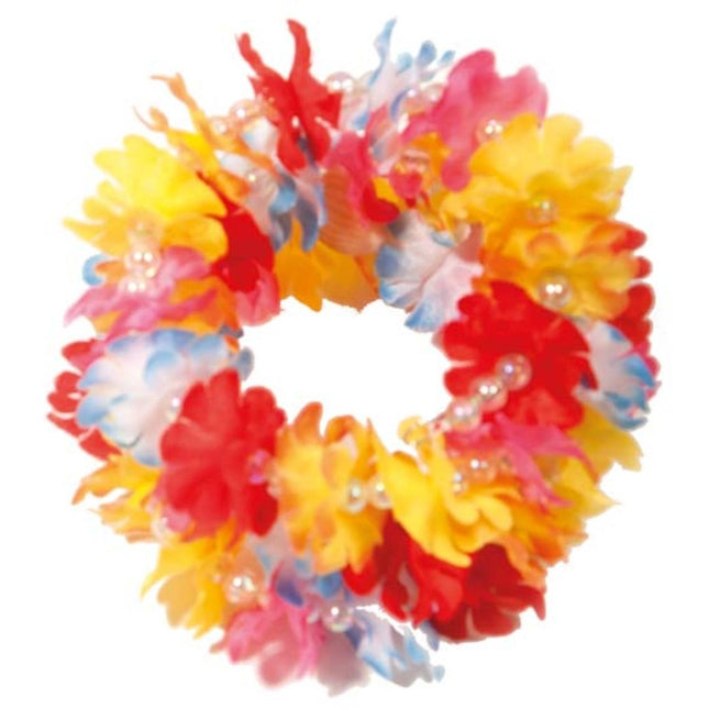 Hawaii armband bloemetjes van Folat koop je bij Partywinkel