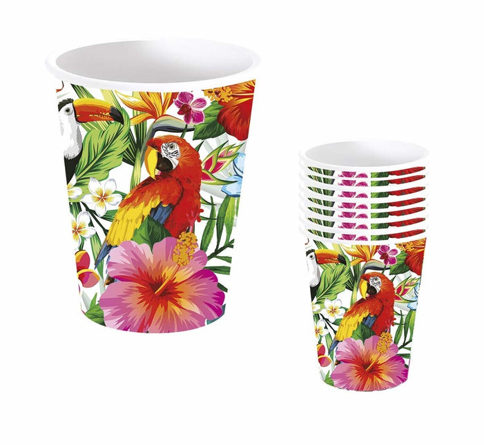 Hawaii Bekers 240ml 6st van Fiestas Guirca koop je bij Partywinkel