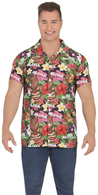 Hawaii Blouse Heren Aloha van Fiestas Guirca koop je bij Partywinkel
