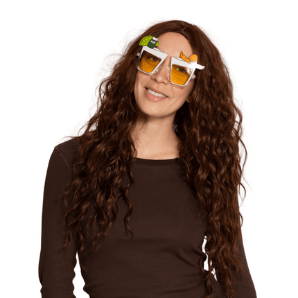 Hawaii Bril Gekleurd Cocktail van Partychimp koop je bij Partywinkel