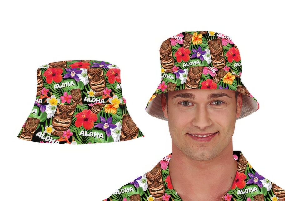 Hawaii Bucket Hat van Fiestas Guirca koop je bij Partywinkel