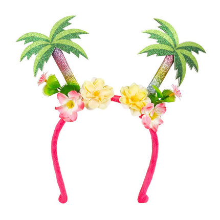 Hawaii Haarband Palmboom van Boland koop je bij Partywinkel