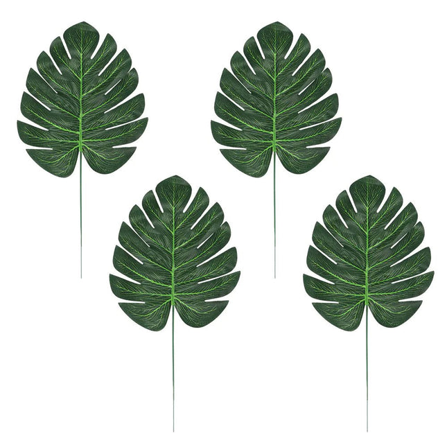 Hawaii Hangdecoratie Palmbladeren 4st van Boland koop je bij Partywinkel