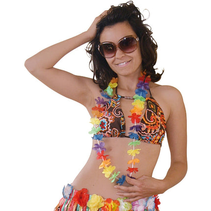 Hawaii Krans Kleuren van Folat koop je bij Partywinkel