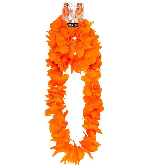 Hawaii Set Oranje van Widmann koop je bij Partywinkel